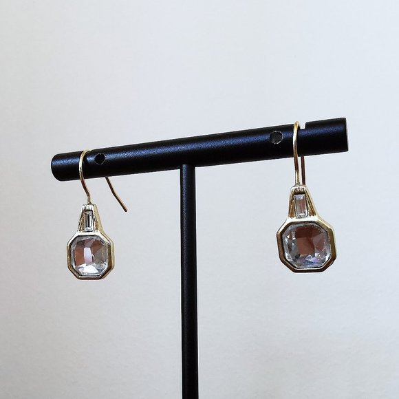 Matte Gold Lia Sophia Dangle Earrings - Picture 3 of 15